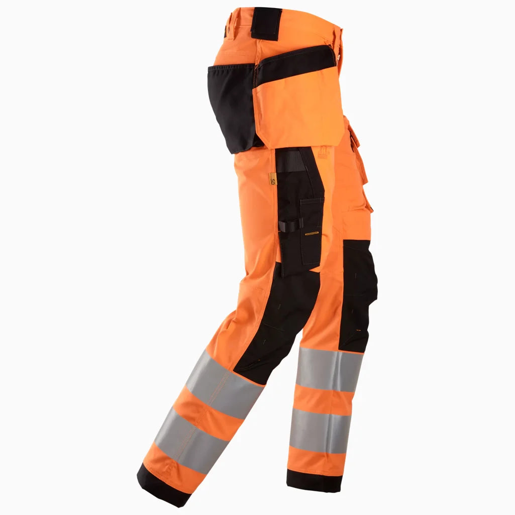 Pantalon extensible avec poches holster Haute visibilité Classe 2 - 6243
