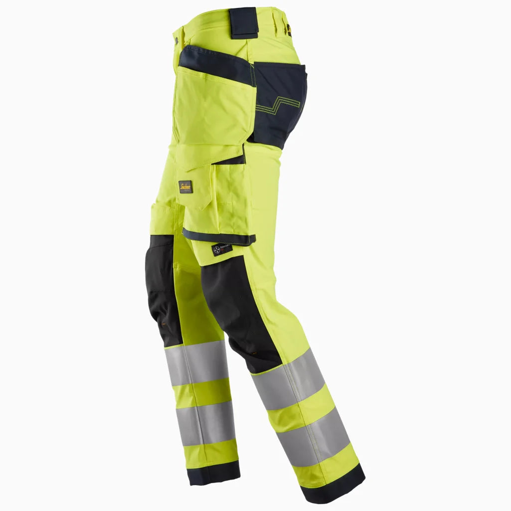 Pantalon extensible avec poches holster Haute visibilité Classe 2 - 6243