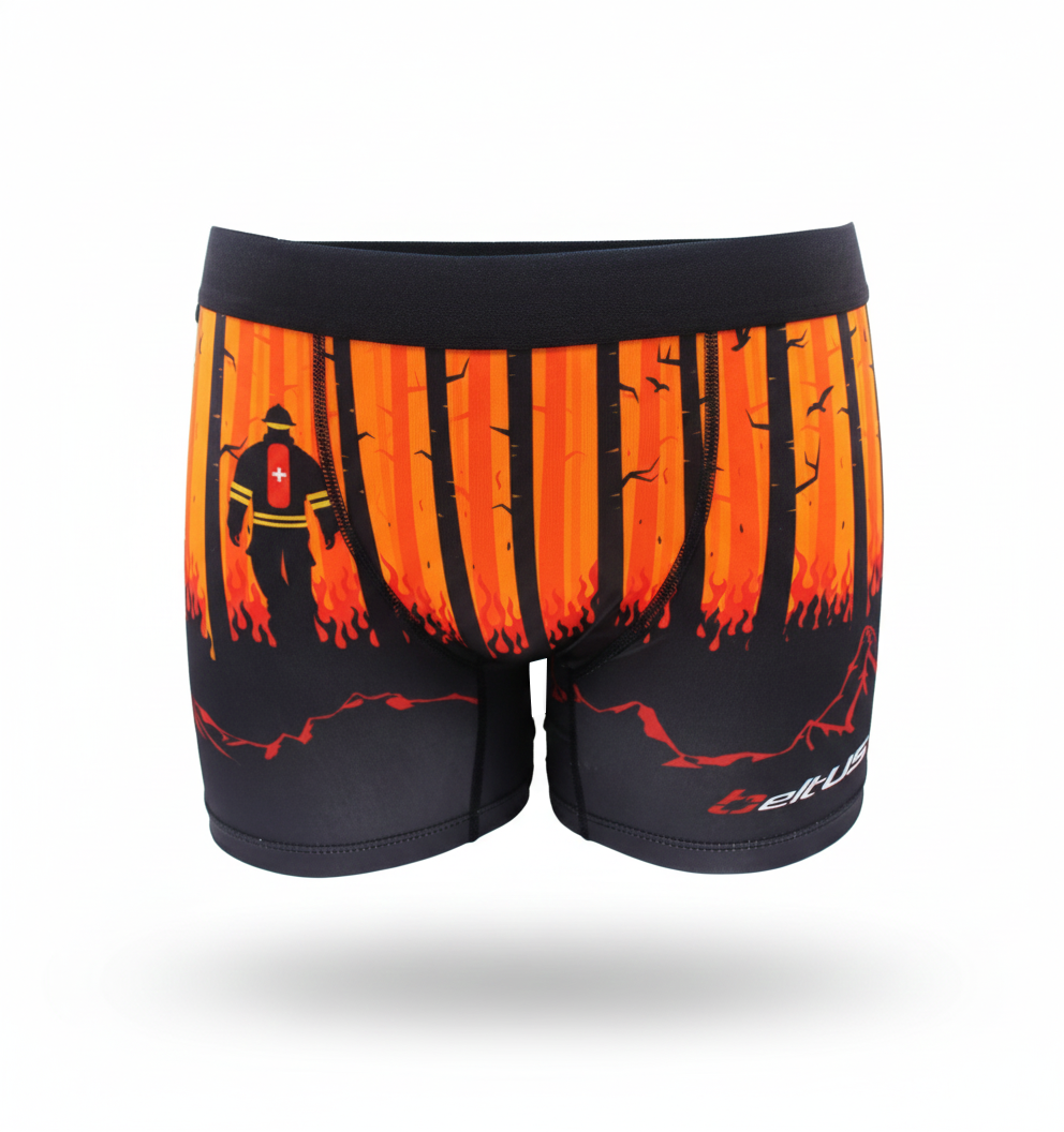 Boxer Homme Pompier