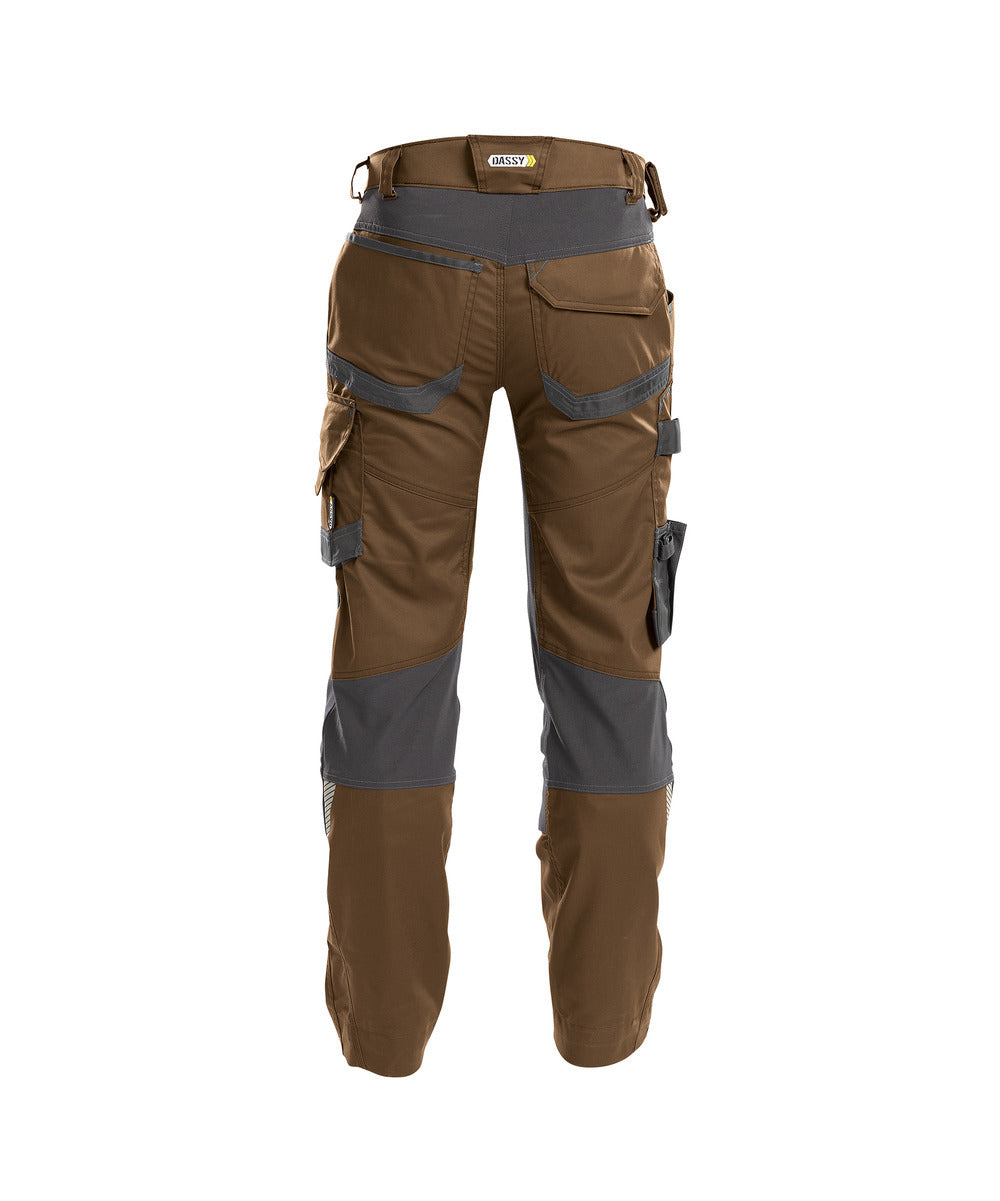 Stretch work trousers with knee pockets - IMPAX