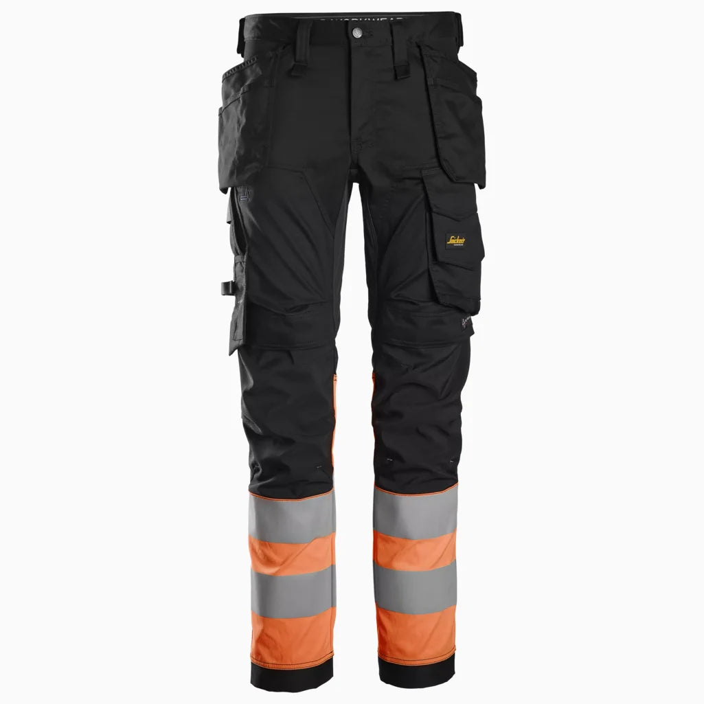 Pantalon extensible avec poches holster Haute visibilité Classe 1 - 6234