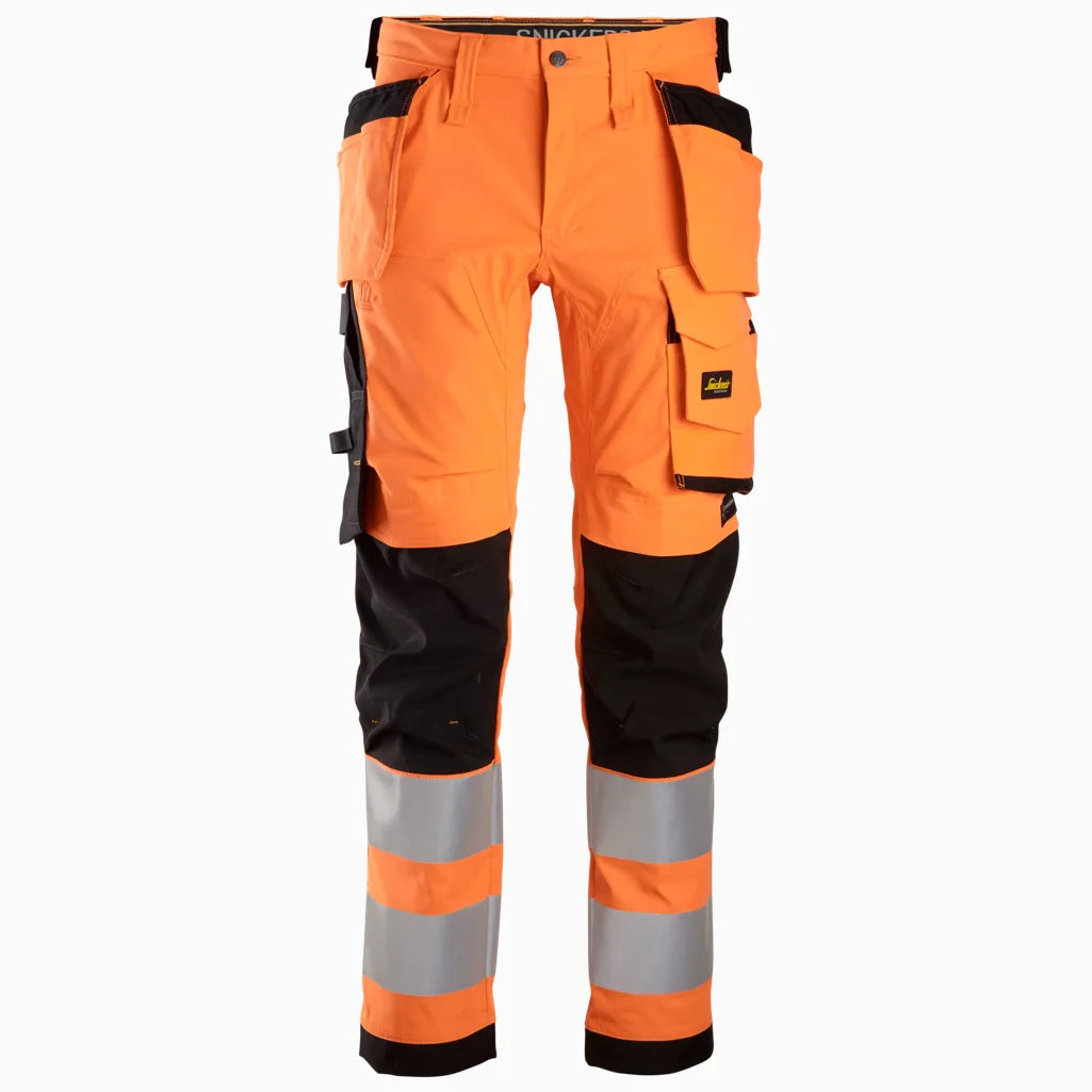 Pantalon extensible avec poches holster Haute visibilité Classe 2 - 6243