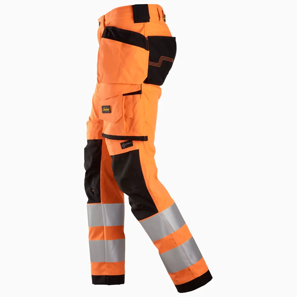 Pantalon extensible avec poches holster Haute visibilité Classe 2 - 6243