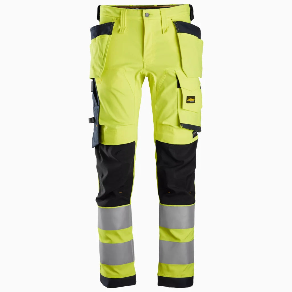 Pantalon extensible avec poches holster Haute visibilité Classe 2 - 6243