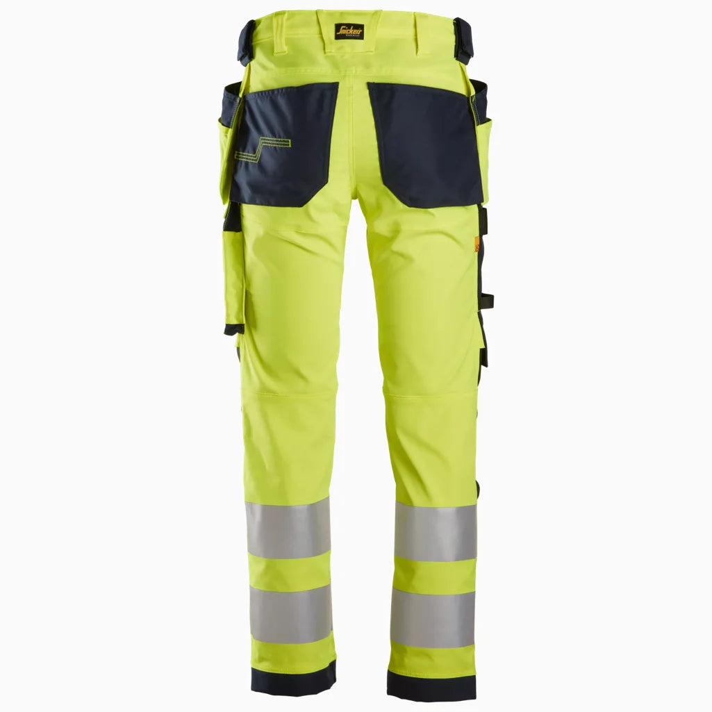 Pantalon extensible avec poches holster Haute visibilité Classe 2 - 6243