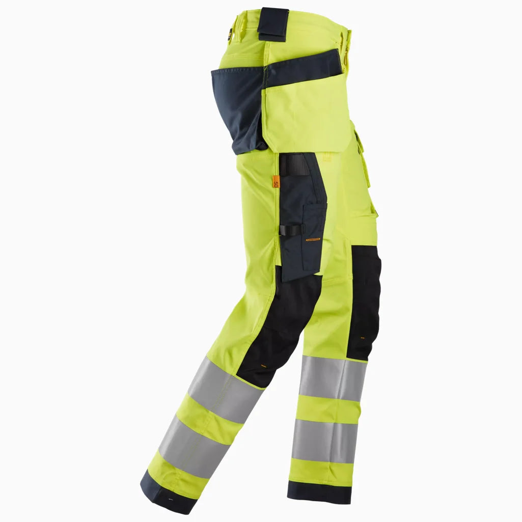 Pantalon extensible avec poches holster Haute visibilité Classe 2 - 6243