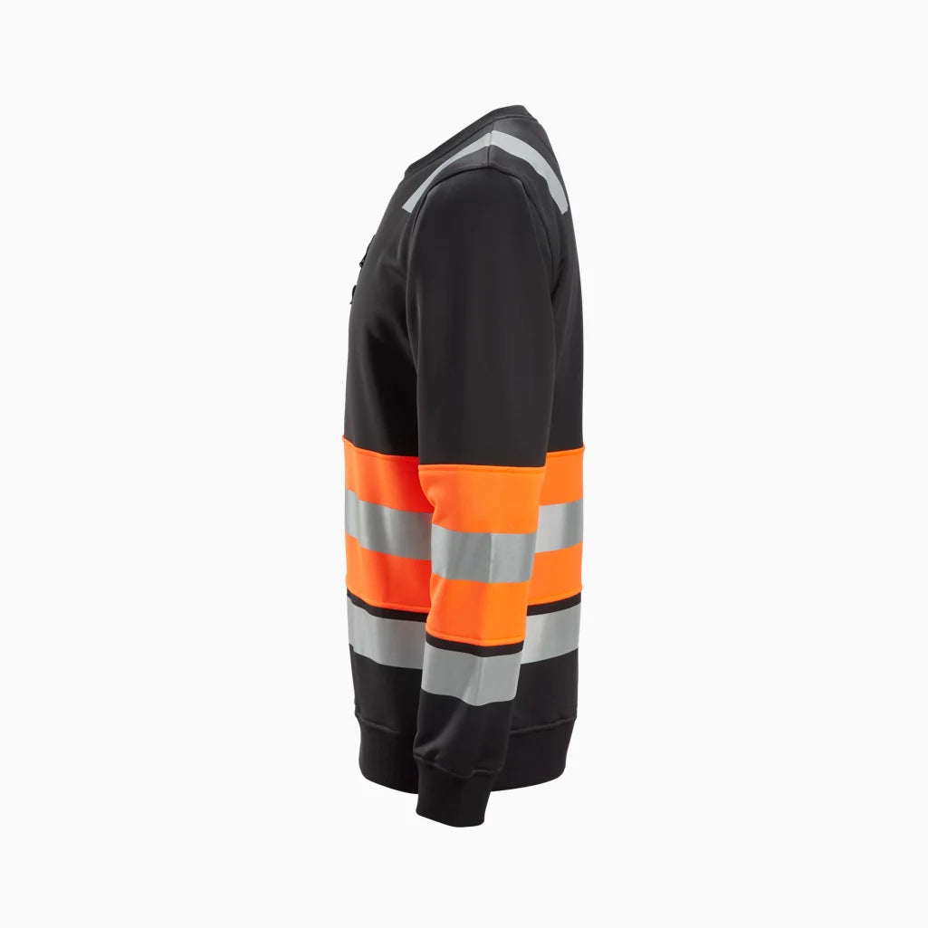 Sweat-shirt col rond Haute visibilité Classe 1 - 8031