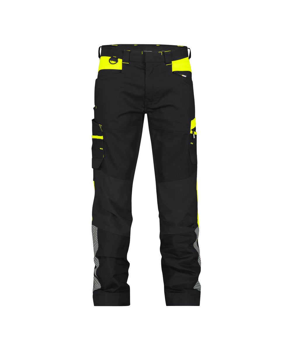 High visibility stretch trousers with knee pockets - MINNESOTA