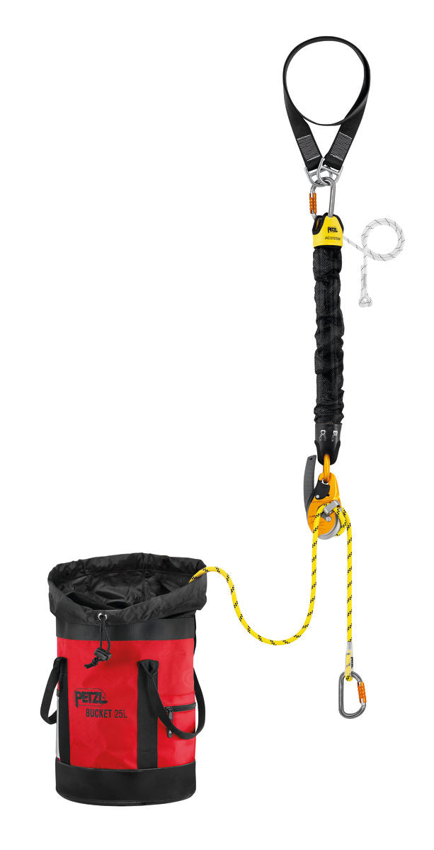 Reversible rescue kit with JAG SYSTEM haul kit and I'D EVAC descender - K090AA