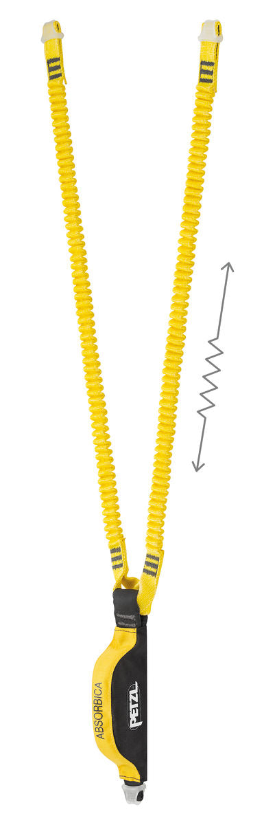 Doppeltes Verbindungsmittel mit integriertem Falldämpfer ABSORBICA-Y - L012AA