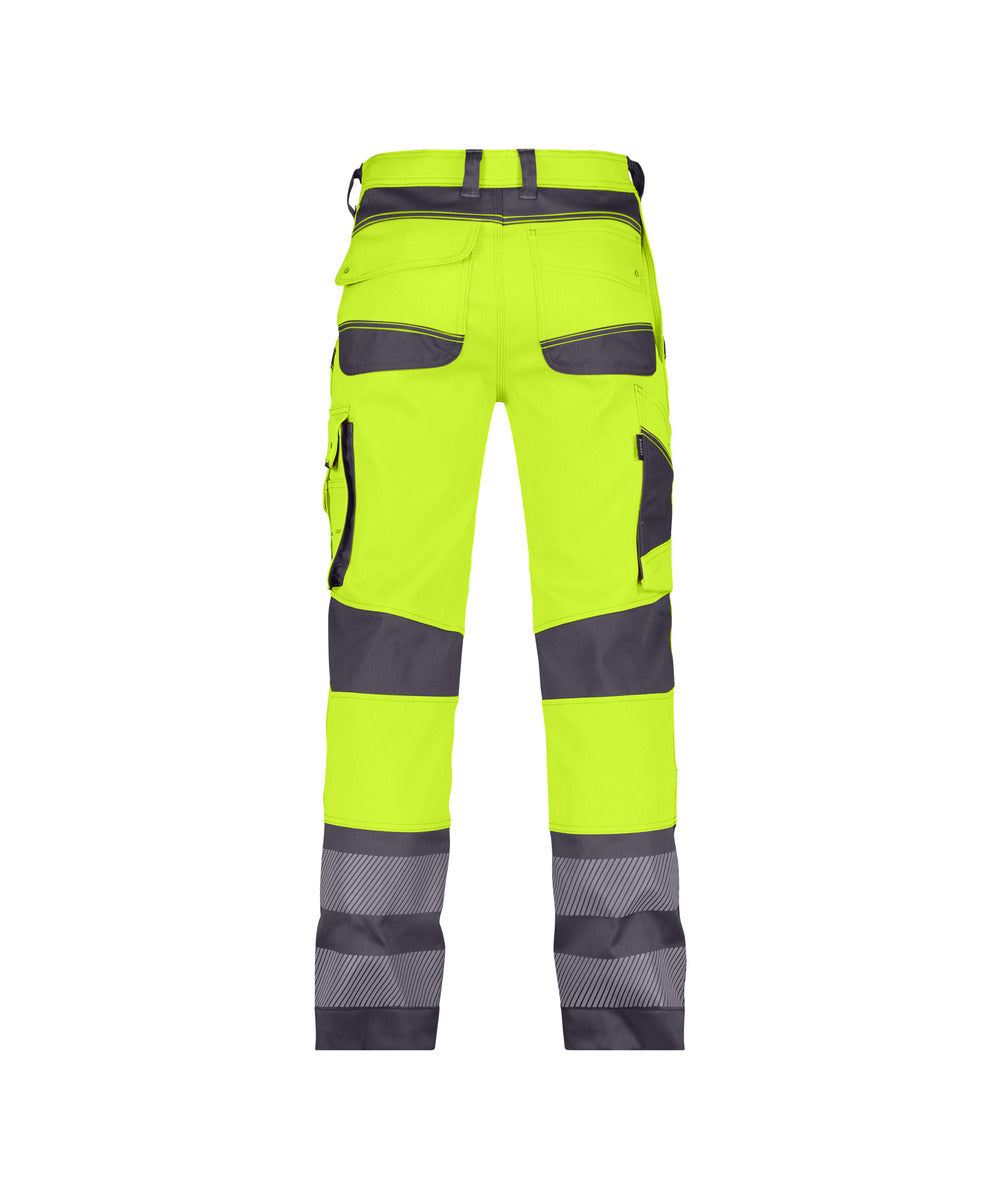 High visibility stretch trousers with knee pockets - MINNESOTA