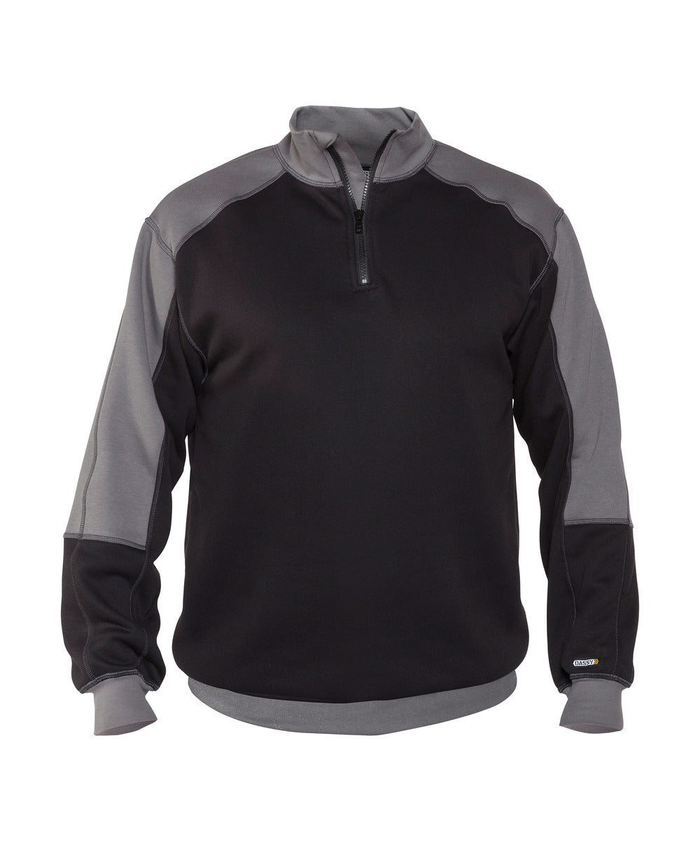 BASIEL two-tone sweatshirt