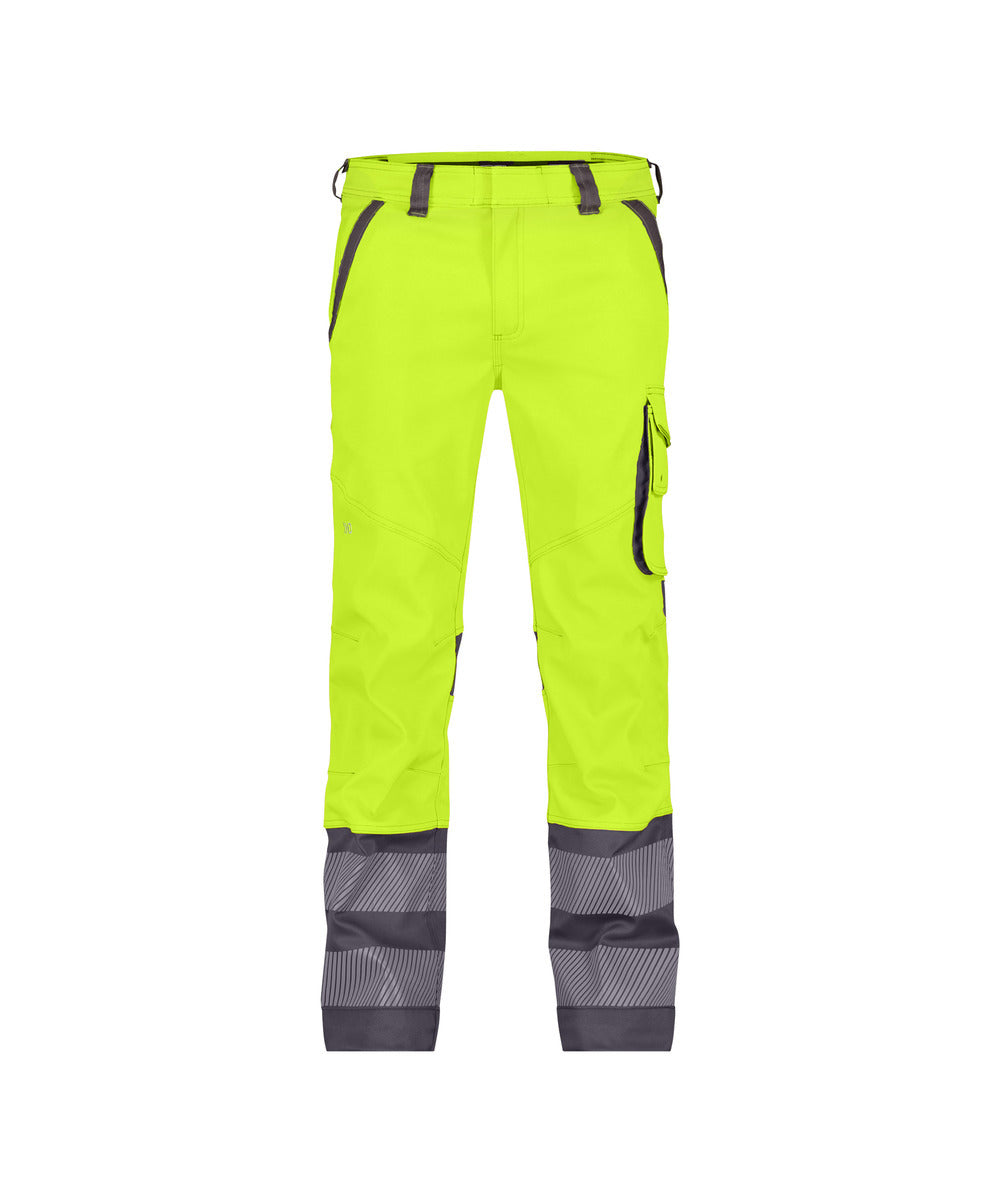 High visibility stretch trousers with knee pockets - MINNESOTA